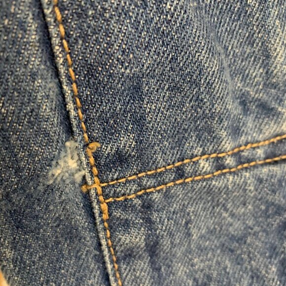 Vintage Calvin Klein Denim Jacket, Medium Wash, Made in USA, Womens SZ L - Picture 11 of 13